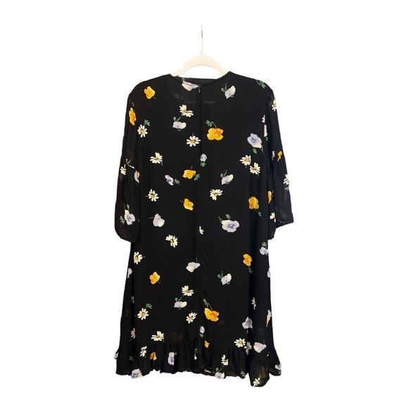 Ganni Georgette Floral Mini Dress Size 42 (6) - Picture 4 of 5